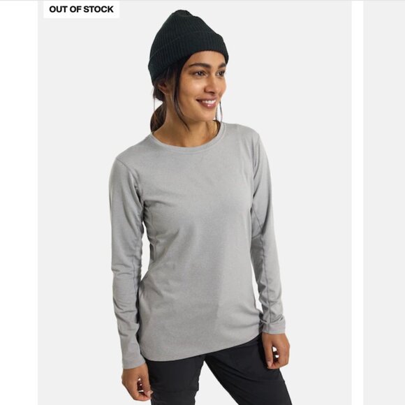 Burton Multipath Essential Tech Long Sleeve T-Shirt Dark Grey Size L - Picture 1 of 7
